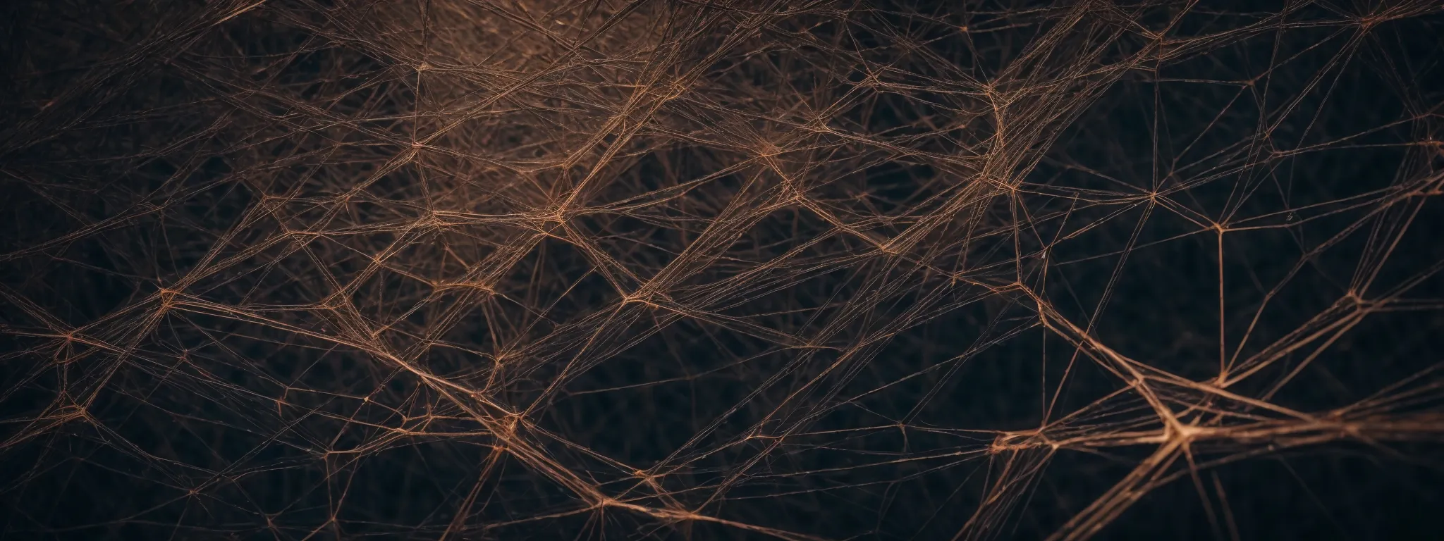 a sprawling web connecting multiple nodes against a digital backdrop to symbolize a vast network of quality links.